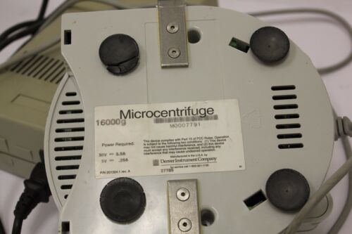 Fisher Scientific Denver Instruments Micro 16 Micro Centrifuge 201324.1 Rev A