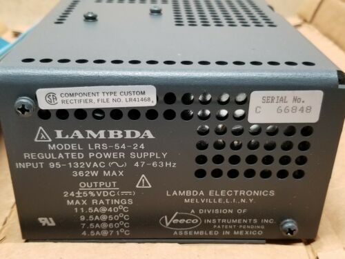New Lambda Regulated Power Supply LRS-54-24 24VDC