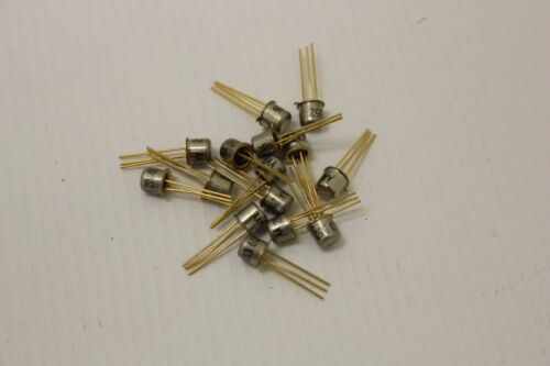 Lot of 15 Motorola 2N4013 Transistors Gold