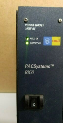 GE Fanuc PACSystems RX7i PLC Power Supply IC698PSA100C
