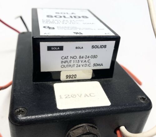 Sola Solids 84-24-050 Power Supply