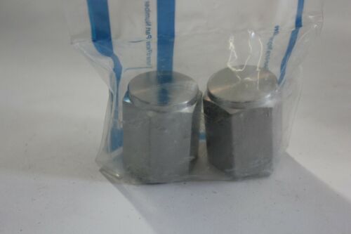 2 New Swagelok Stainless Steel 1/2" Pipe Cap Fittings SS-8-CP