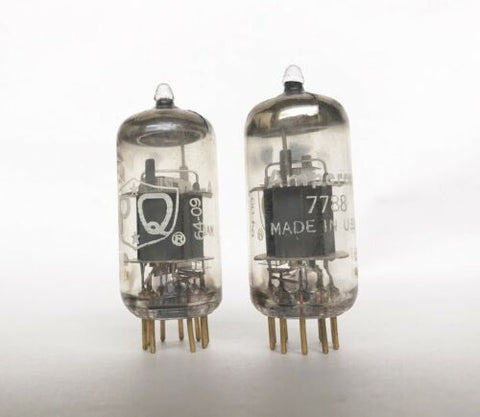 Pair of Amperex 7788 Vintage Vacuum Tubes
