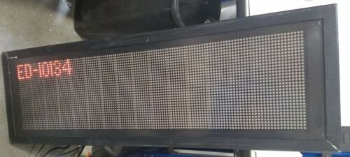 Daktronics Galaxy 32x128 Led Matrix Display 7.6mm Red/green/amber Rs422