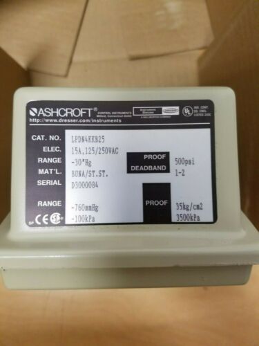 Ashcroft LPDN4KKB25 Pressure Switch