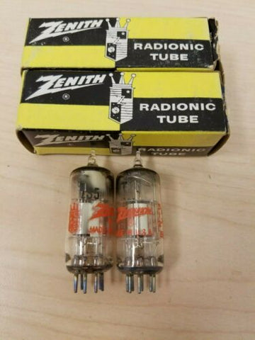 Vintage Pair Zenith Radio Tube Vacuum Tubes 1S5