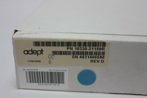 Adept 030 IDE 10330-31150 R Rev. D VME Robot Control Board