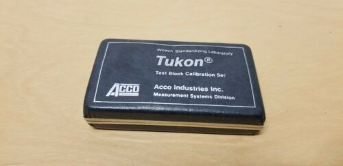 Tukon Test Block Calibration Set W/Diamond Indenter 9604 Microhardness Tester