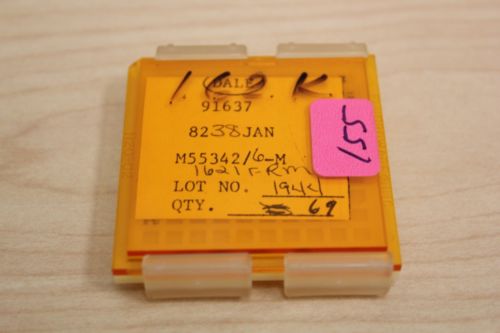69 New Vishay/Dale Mil Spec Chip Resistors JAN M55342 1.62K