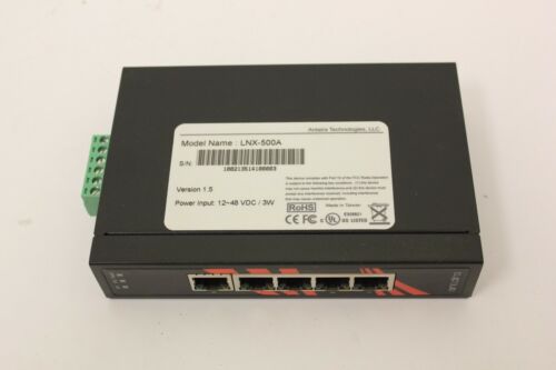 Antaira 5 Port Industrial Ethernet Switch LNX-500A