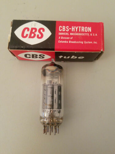 Vintage CBS Hytron 12BH7A Vacuum Tube w/ Box