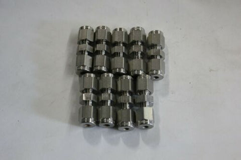 9 New Swagelok Stainless Steel 1/8" Union Tube Fittings SS-200-6