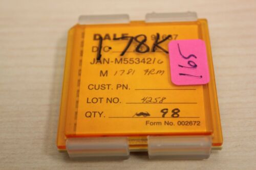 98 New Vishay/Dale Mil Spec Chip Resistors JAN M55342 1.78K