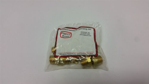 10 PACK- CLIPPARD MINIMATIC PNEUMATIC FITTINGS 1/4” (m) NPT to 10-32(f) 1500