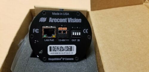 Arecont Vision MegaVideo IP Security Camera PoE AV3130M 00-1A-07-04-41-C3
