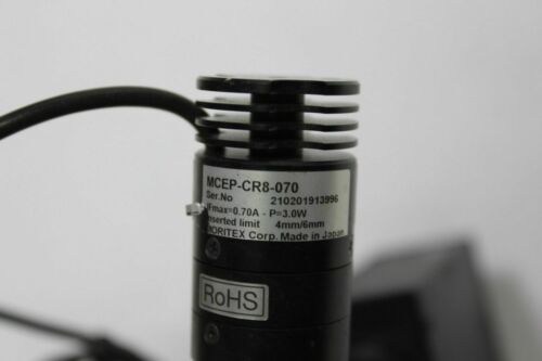 IAI Cv-A1 CCD Camera W/ MML1-HR110D Lens MCEP-CR8-070 Spot Light