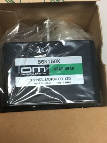 Oriental Motor 5GN150K Gear Head New