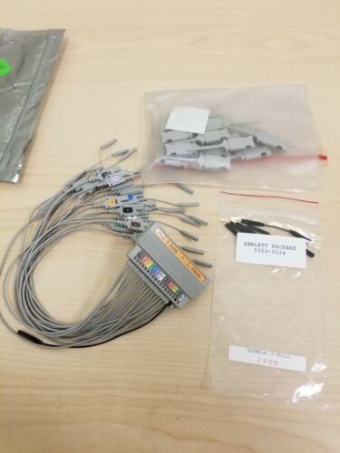 HP POD 3 DATA +L CLOCK With Leads & Grabbers For Logic analyzer