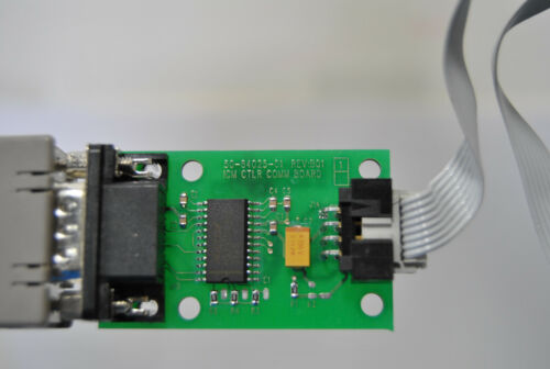 ICM MAXIM MAX207CWG RS232 COMMUNICATION BOARD W/CABLES & ADAPTER(S17-2-15A)