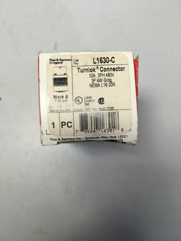 Pass & Seymour Turnlok Connector L1630C 480 v New