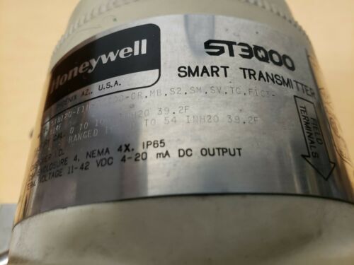 Honeywell ST3000 Smart Pressure Transmitter STD120-E1H-00000-CR.MB.S2.SM.SV.TC