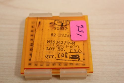 108 New Vishay/Dale Mil Spec Chip Resistors JAN M55342 1.30K
