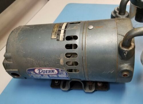 Gast Vacuum pump 0322-32 Doerr D8D 1/6HP 60Hz 1725RPM 115V