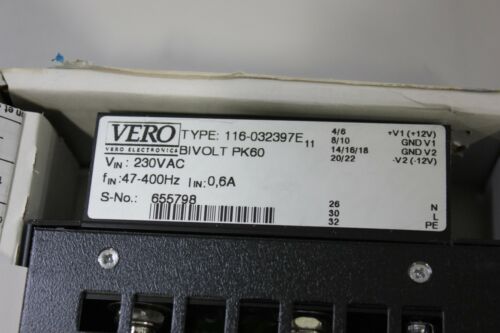Vero Bivolt PK60 Power Supply 12V-15V 2A 116-032397E