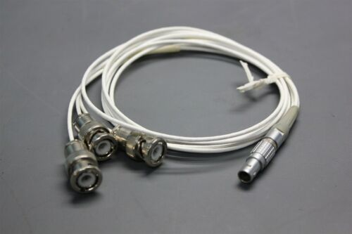 36" LEMO FGG.0B 4 PIN TO BNC CONNECTOR FAN OUT 1-3 CABLE ASSEMBLY (S19-T-152A)