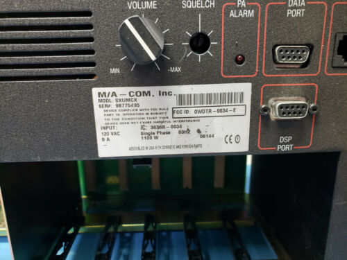MA Com SXUMCX Radio Repeater UHF Chassis