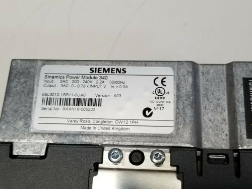 Siemens Sinamics Control Unit PLC Module W/Power Module 340 6SL3040-0LA00-0AA1