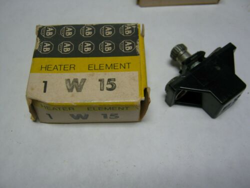 3 Allen Bradley Thermal Overload Element Heater W15