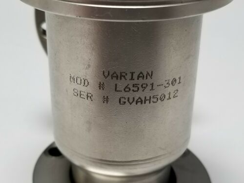 Unused Varian Angle Vacuum Valve Replacement Body L6591-301