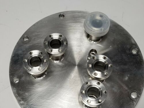 Large Multiport Vacuum Chamber Flange/Lid Adapter
