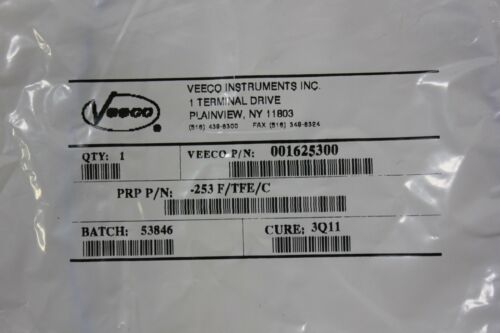 6 Veeco 001625300 Gasket Seal Seals O Ring -253F/TFE/C