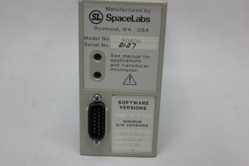 SpaceLabs 90406 Capnography Patient Monitor Module