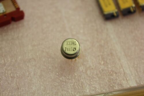 AMD 733HC Gold Lead Video Amp Amplifier IC Circuit Metal Can