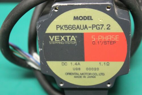 Oriental Motor Vexta 5 Phase 0.1 Stepping Motor PK566AUA-PG7.2