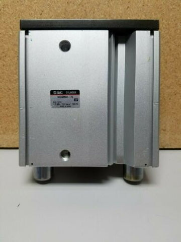 SMC Compact Guided Pneumatic Cylinder - Slide Bearing MGQM40-75