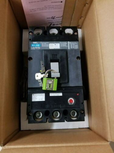 New Fuji 3 Pol 225A 600V Industrial Circuit Breaker W/Aux Switch BU-JSB3225 LWQ1