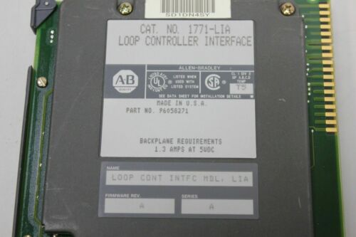 Allen Bradley 1771-LIA A LOOP CONTROLLER INTERFACE PLC Card