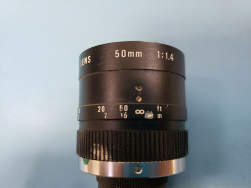 Panasonic GP-MF602 Industrial CCD Camera Wth 50mm 1:1.4 Lens