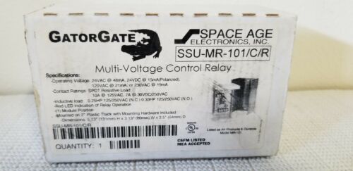 Space Age Gator Gate Multi-Voltage Control Relay SSU-MR-101/C/R