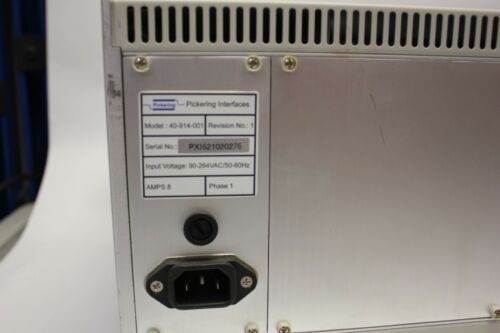 Pickering PXI 40-914-001 14 slot mainframe Rack National Instruments 3