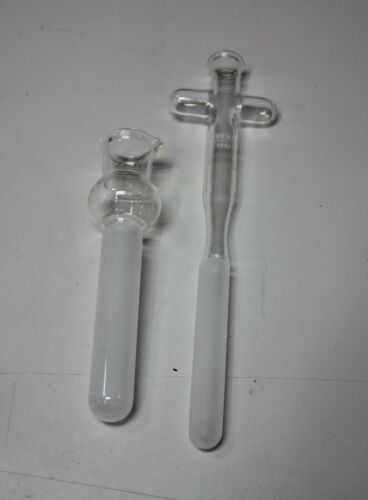 2 Pyrex 7727 Tenbroeck Homogenizer Pour Spout Pestle Mortar Tissue Grinder 15 ml
