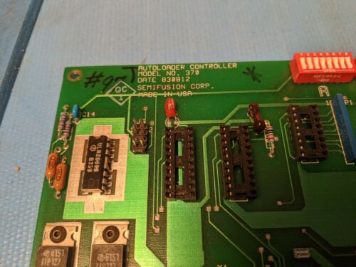 Semifusion Model 370 Autoloader Controller Assembly for Ultratech Stepper