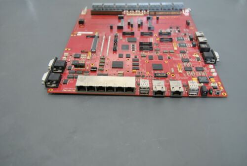TRANSWITCH PCB W/ XILINX SPARTAN PMC BROADCOM + MORE IC CPU PROCESSOR(S12-1-92E)