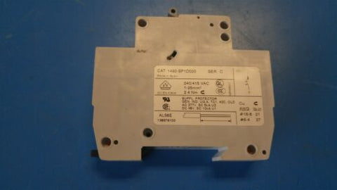 ALLEN BRADLEY 1492-SP1D020 SER C CIRCUIT BREAKER 1 POLE 240/415VAC