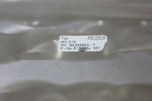 Balzers Unaxis MC 515 BK221410-T Magnetron For LLS 502 Sputtering System