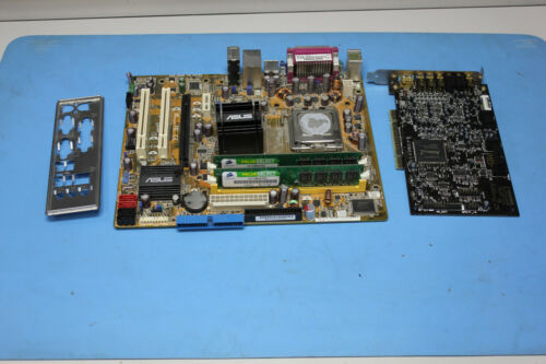 Asus P5B-MX Socket 775 Motherboard With Intel SLA94 2gb Ram Audigy 2 ZS Card